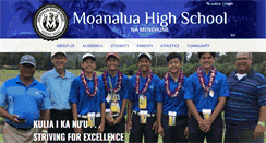 Desktop Screenshot of moanaluahs.org